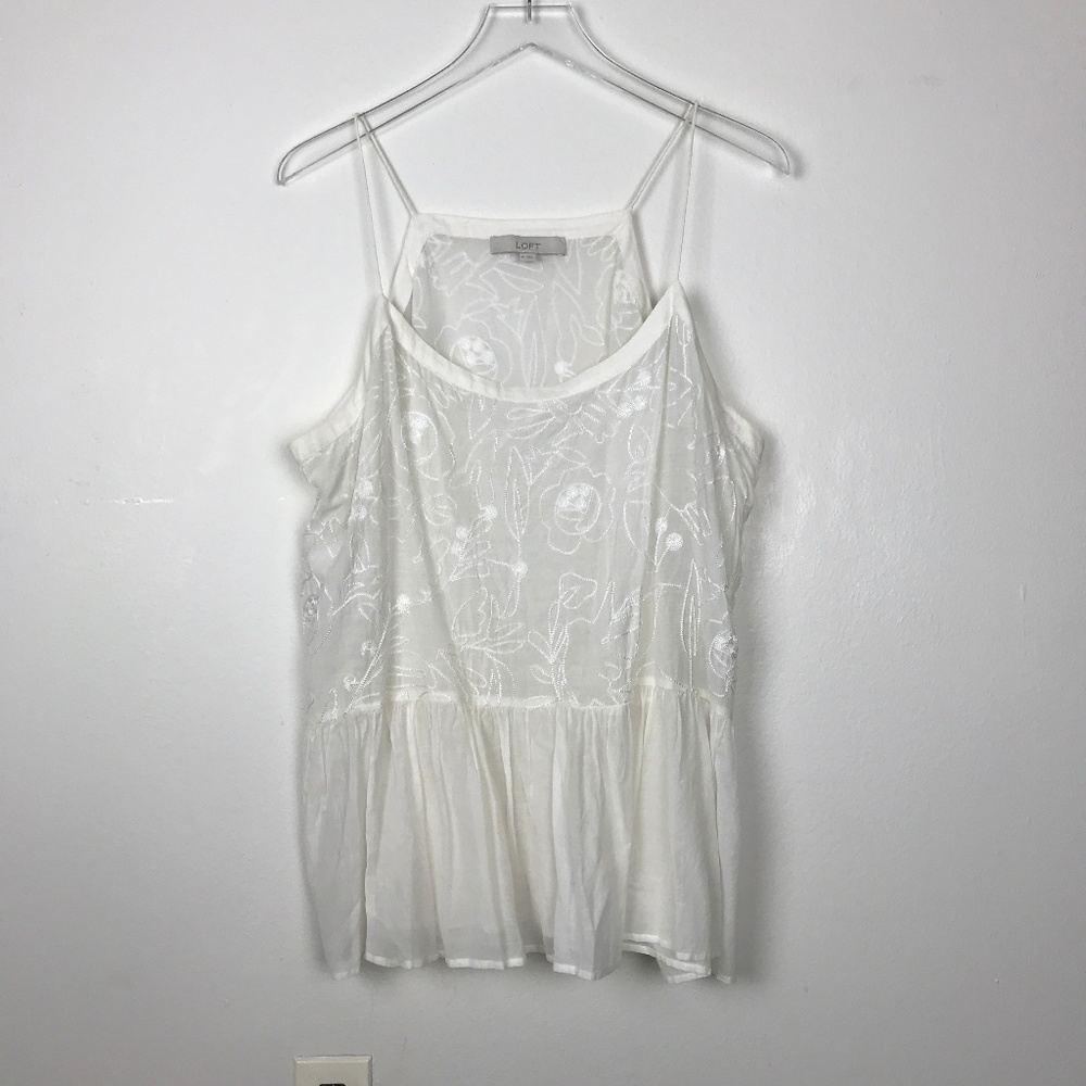 LOFT Sheer Tank Top